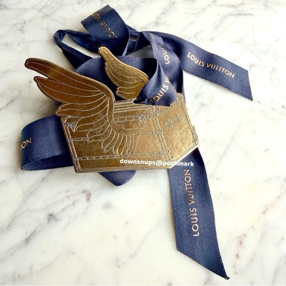 Louis Vuitton Ribbon and Gift Tag/ Ornament Set - Picture 2 of 3